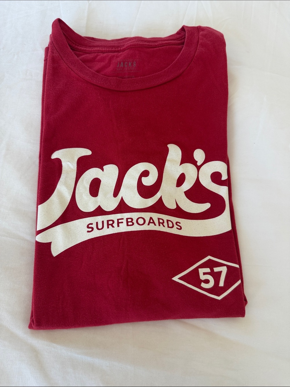 Jack by BB Dakota Surfboards Men's Short Sleeve Tee - Red